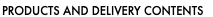 PRODUCTS AND DELIVERY CONTENTS